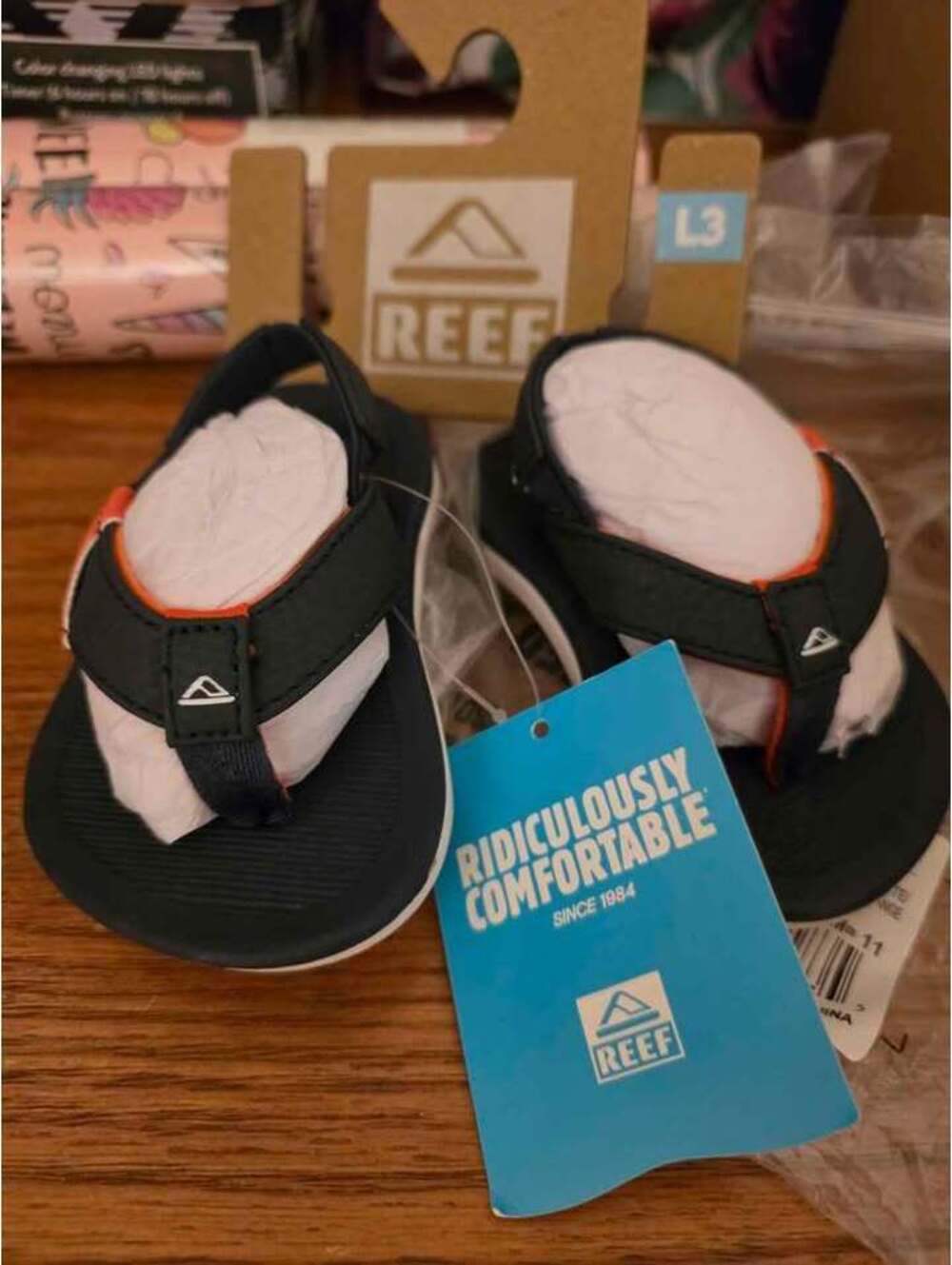 Reef Little Santa Ana Sandals Size L3